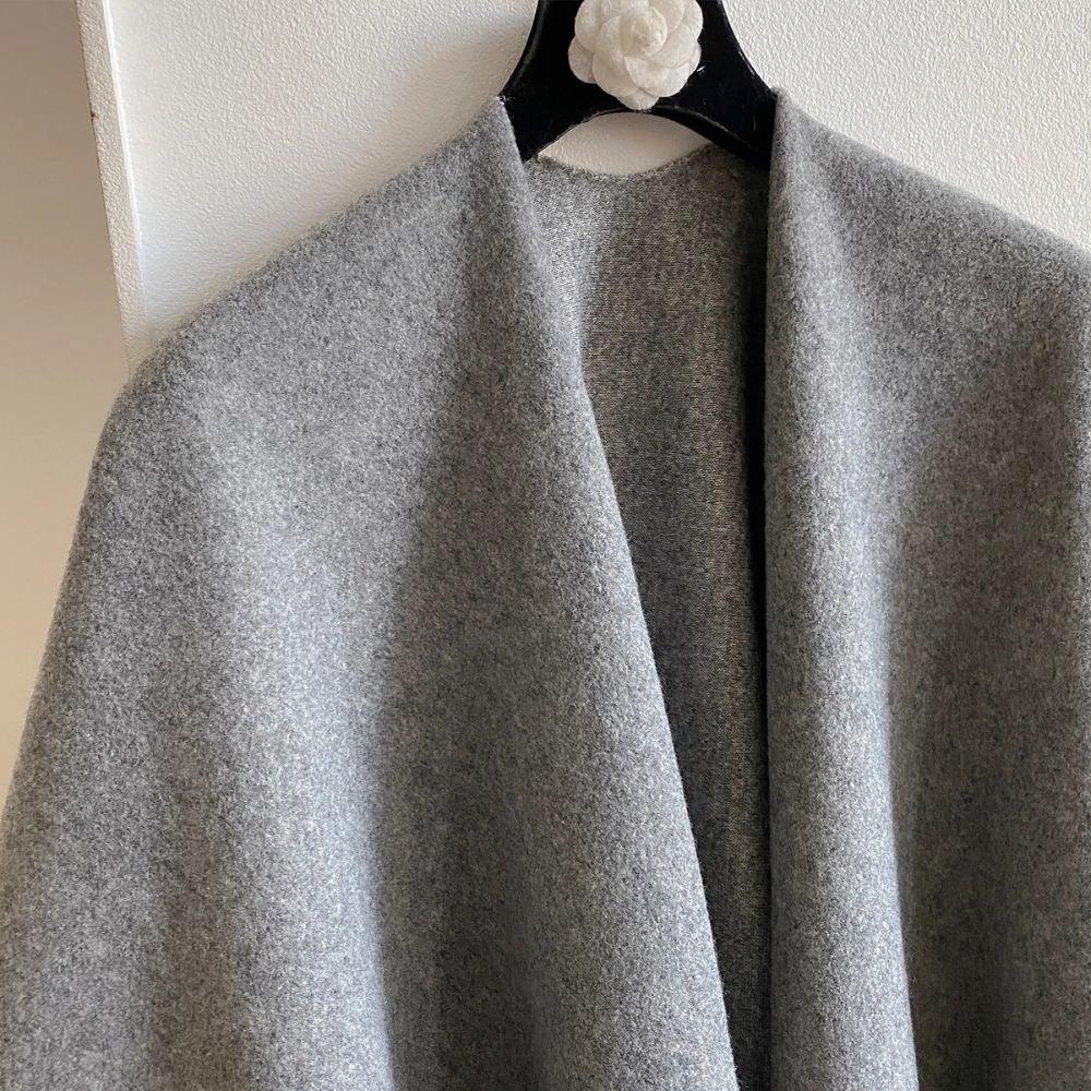 Twilight Chill Acrylic Poncho Shawl
