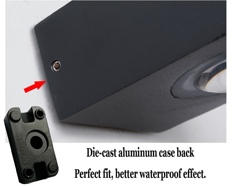 UFO Black Box Waterproof Wall Lamp - Final Sale