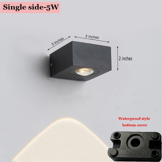 UFO Black Box Waterproof Wall Lamp - Final Sale