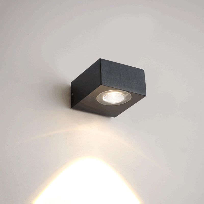 UFO Black Box Waterproof Wall Lamp - Final Sale