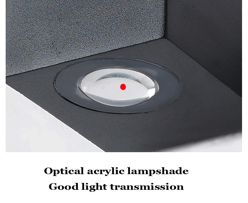 UFO Black Box Waterproof Wall Lamp - Final Sale