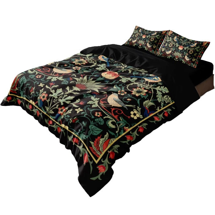 Dark Cottagecore Bedding Set