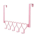 Pink Heart Hanging Hooks
