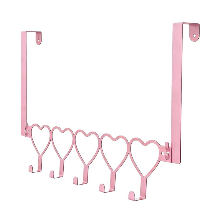 Pink Heart Hanging Hooks