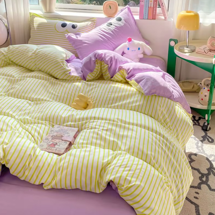 Pastel Googly Eyes Bedding