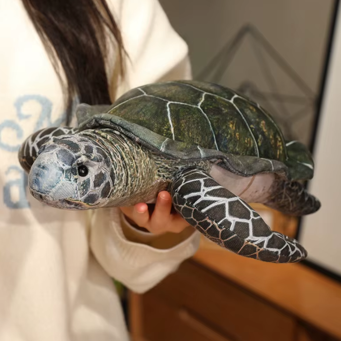 Realistic Sea Turtle Plush