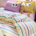 Pastel Rainbow Eye Bedding Set