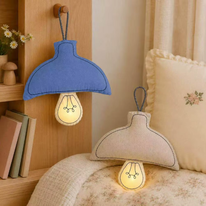 Fabric Mushroom Lamp