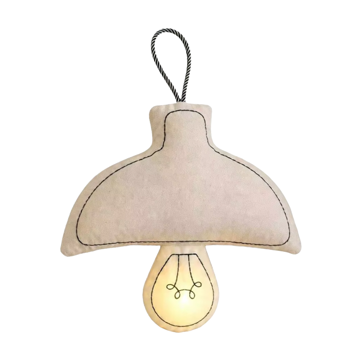 Fabric Mushroom Lamp