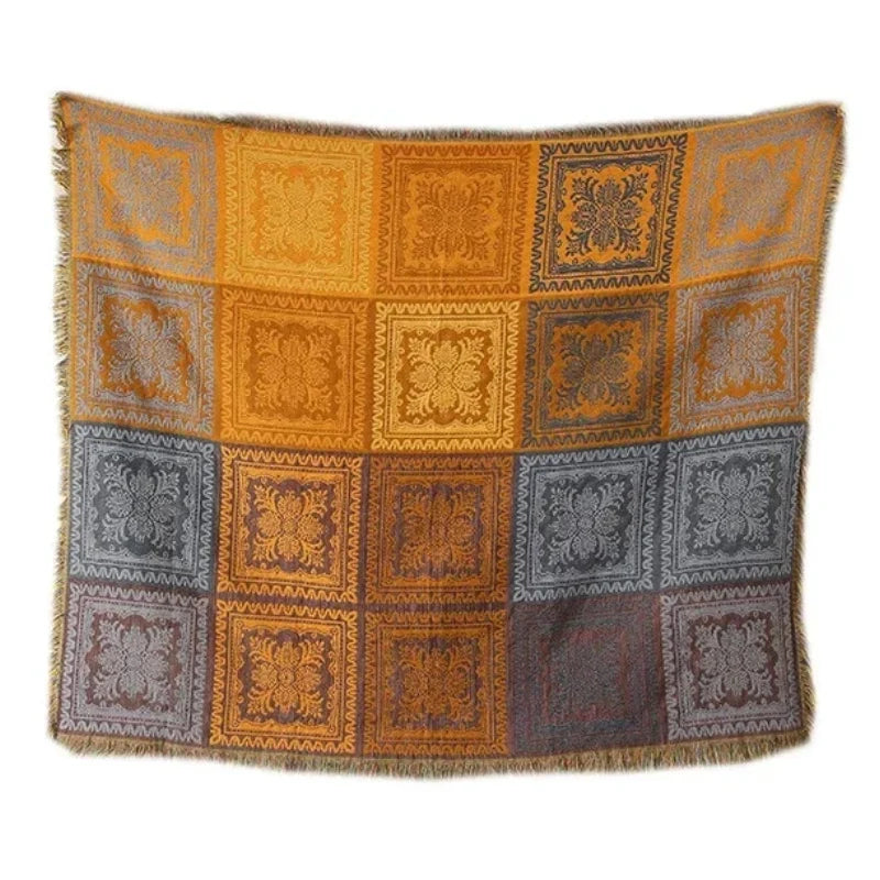 Couch & Sofa Cover - Cotton Patchwork Blanket