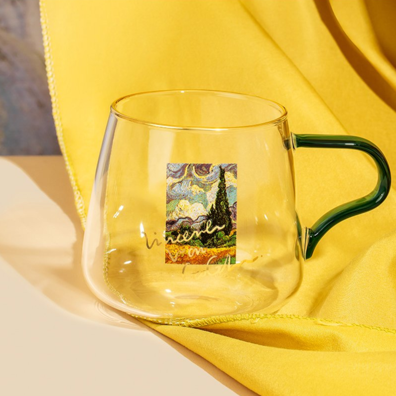Van Gogh Doodle Mug Wheat Field