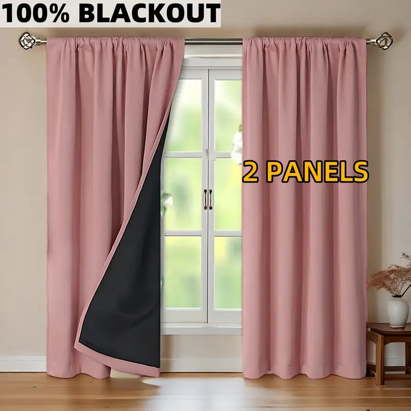 Veloura™ - Blackout Curtains Pink
