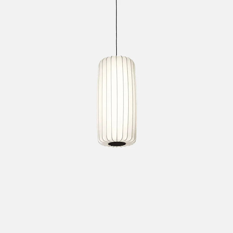 Velura Silk Hanging Light Cylinder