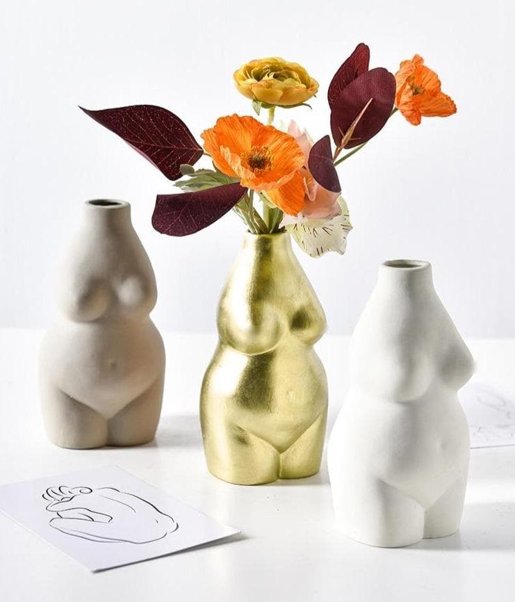 Venus Ceramic Porcelain Accent Vase