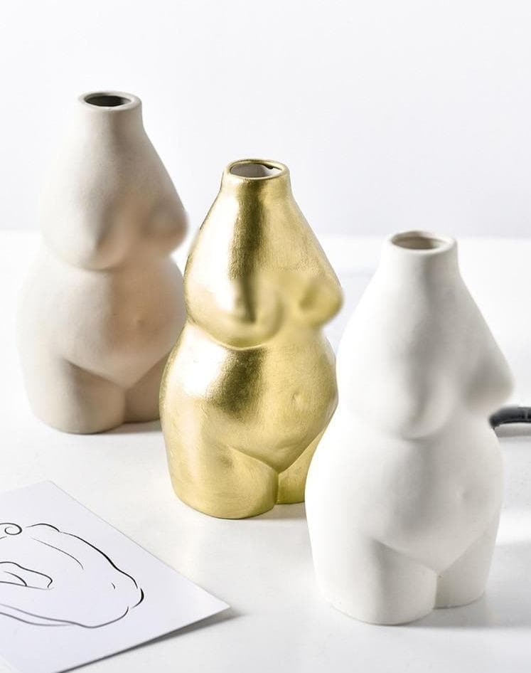 Venus Ceramic Porcelain Accent Vase