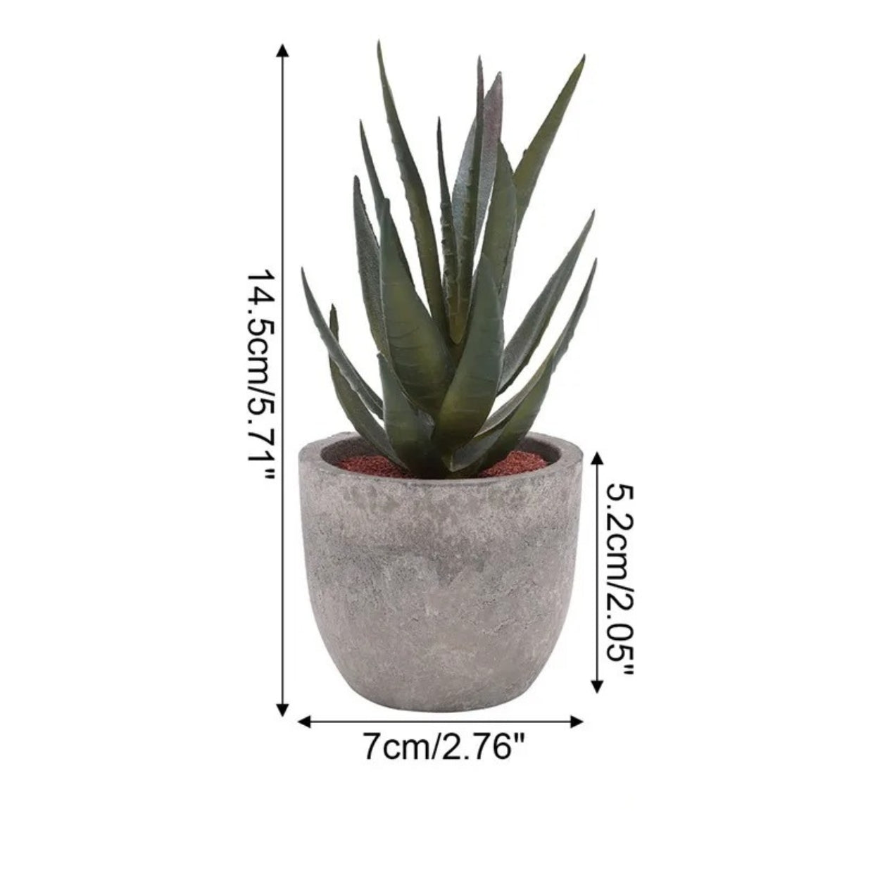 Verdea Artificial Succulent Plant Decor Tall Aloe