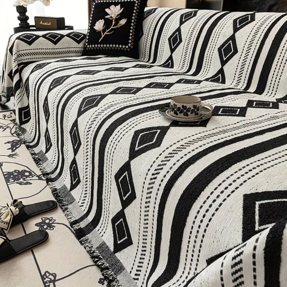 Vibe Tide Boho Sofa Cover Onyx Blend