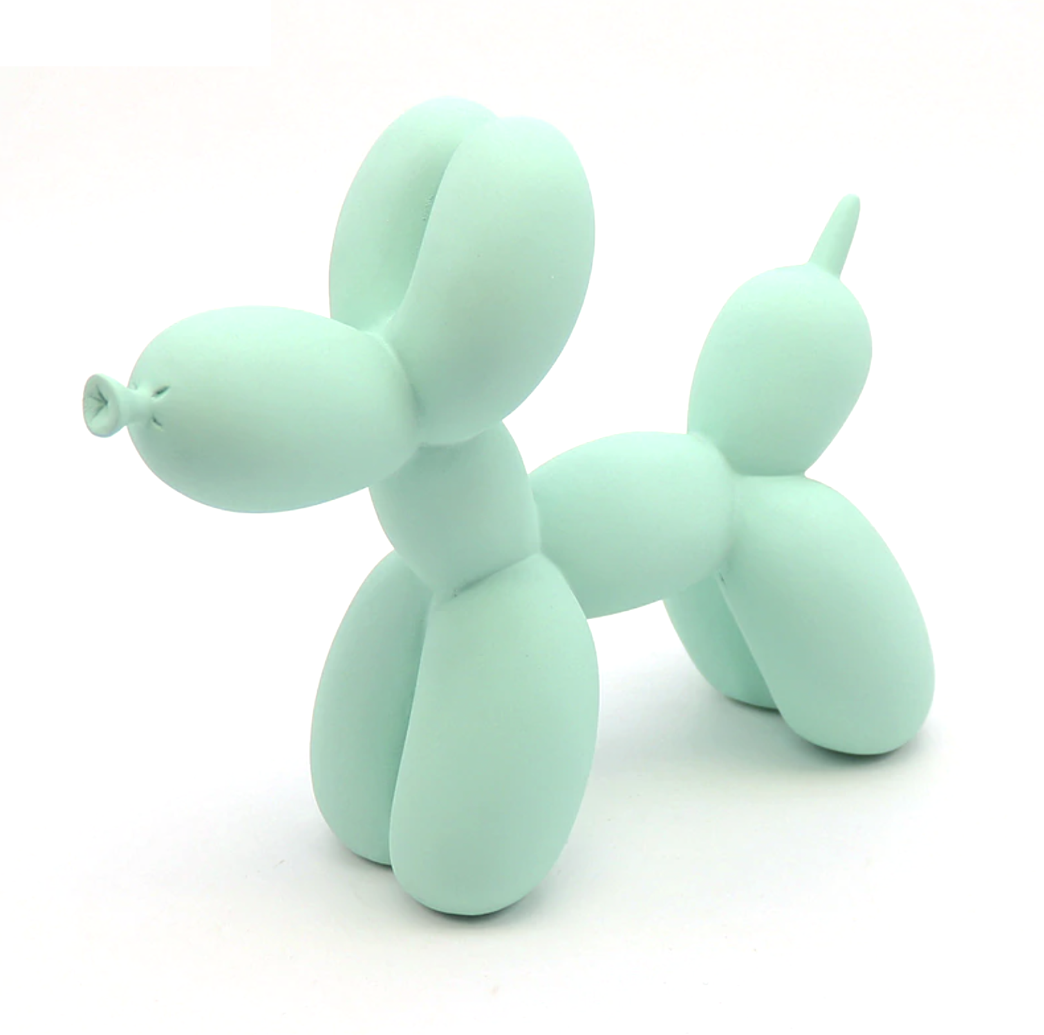 Vibrant Color Balloon Dog Sculpture Mint