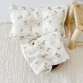 Muslin Baby Blanket & Pillow Set – Laurel Floral, 100% Cotton