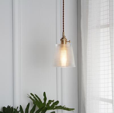 Vintage Petal Crystal Pendant Light Collection Frosted Drum