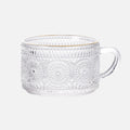 Vintage Texture Glass Mug