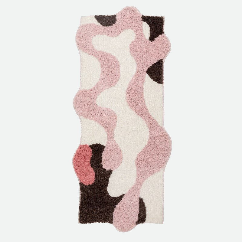 Walking on Clouds Soft Pile Tufted Rug Pink
