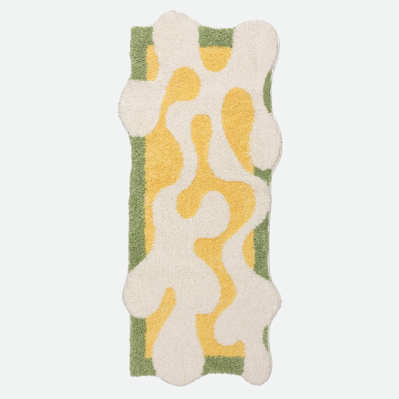 Walking on Clouds Soft Pile Tufted Rug Yellow