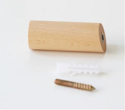Wall Peg Hooks in Natural Wood Beech Medium