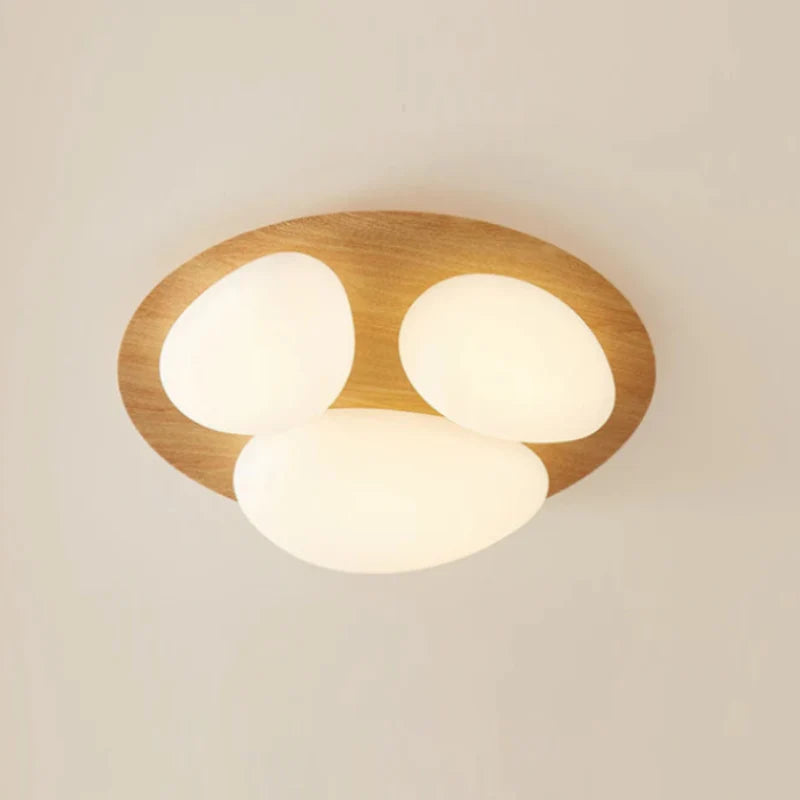 Walnut Nest Ceiling Lamp Oak Small
