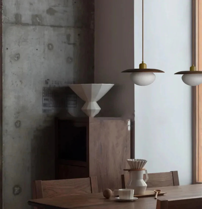 Walnut Nest LED Pendant Light