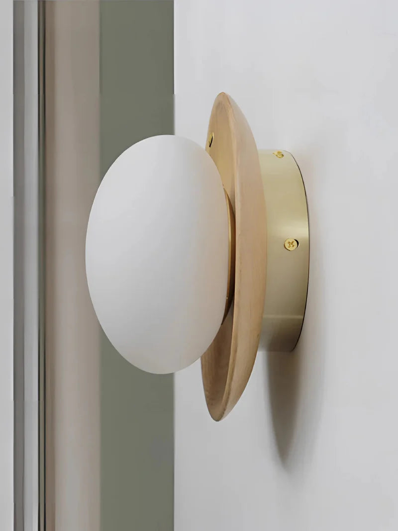 Walnut Nest Wall Sconce
