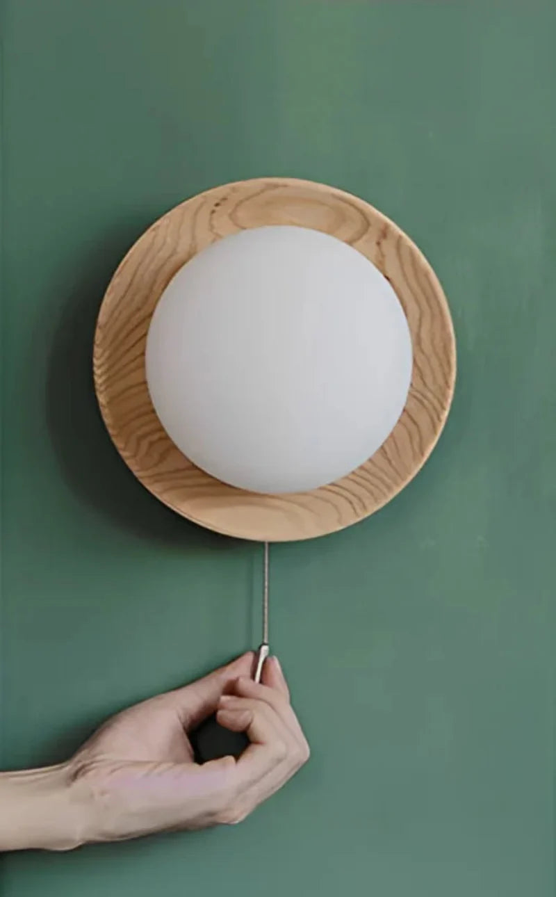 Walnut Nest Wall Sconce