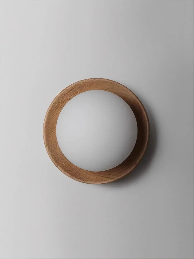 Walnut Nest Wall Sconce