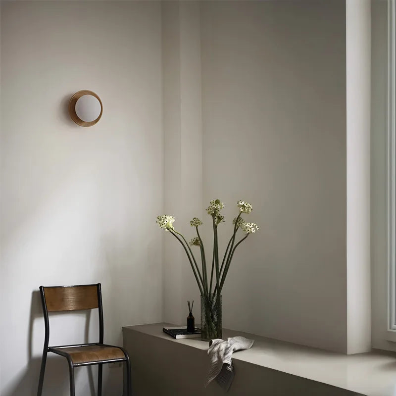 Walnut Nest Wall Sconce