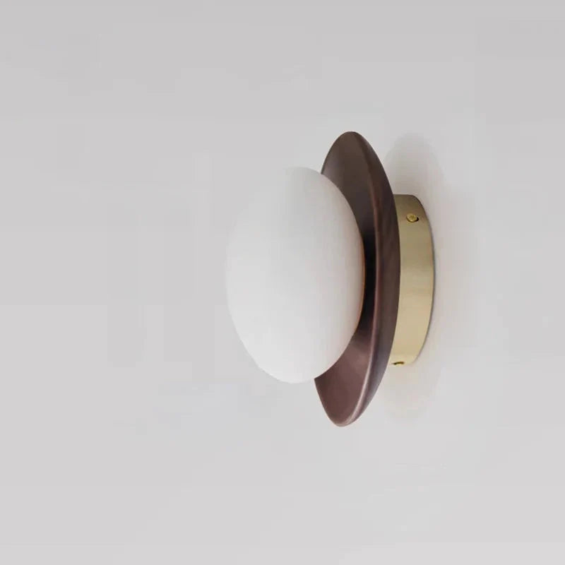 Walnut Nest Wall Sconce Walnut Big