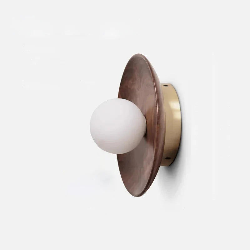 Walnut Nest Wall Sconce