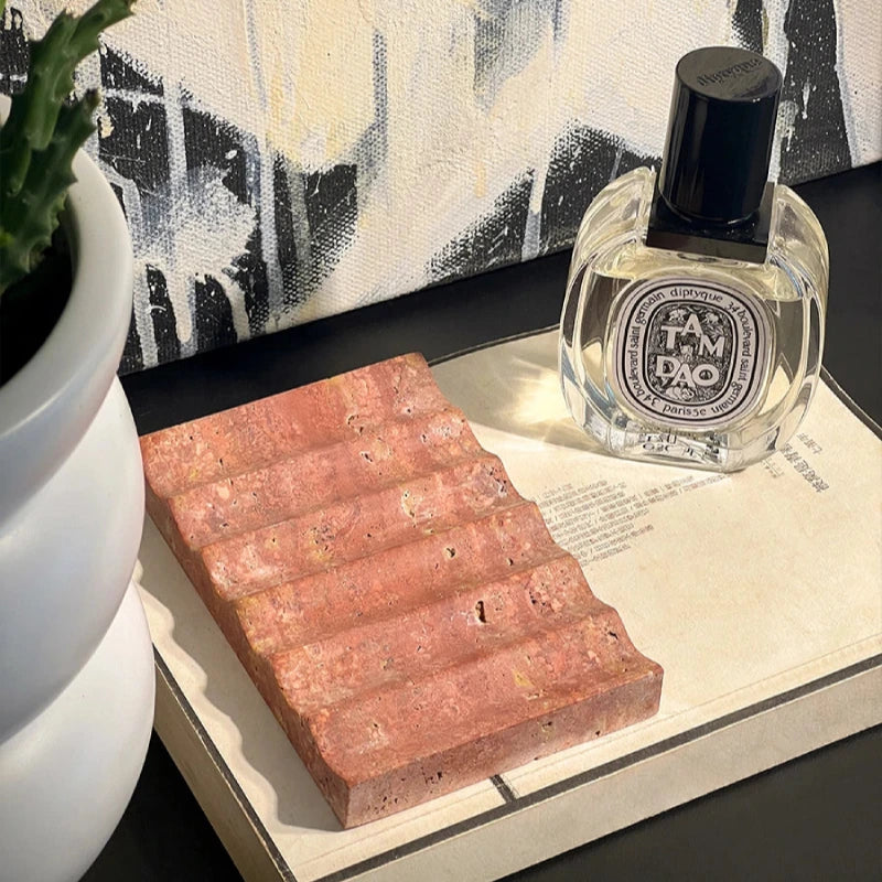 Wave Marble Soap Dish