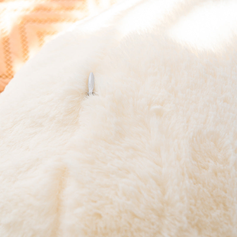 Wave & Plush White Pillows