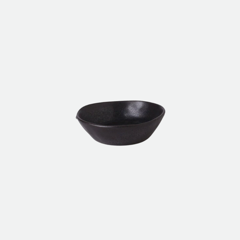 Welding Handmade Ceramic Porcelain Dinnerware Small Bowl Black