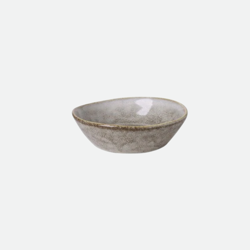 Welding Handmade Ceramic Porcelain Dinnerware Medium Bowl Grey