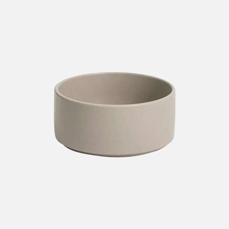 Whisker Wood Pet Feeding Bowl Gray No Stand