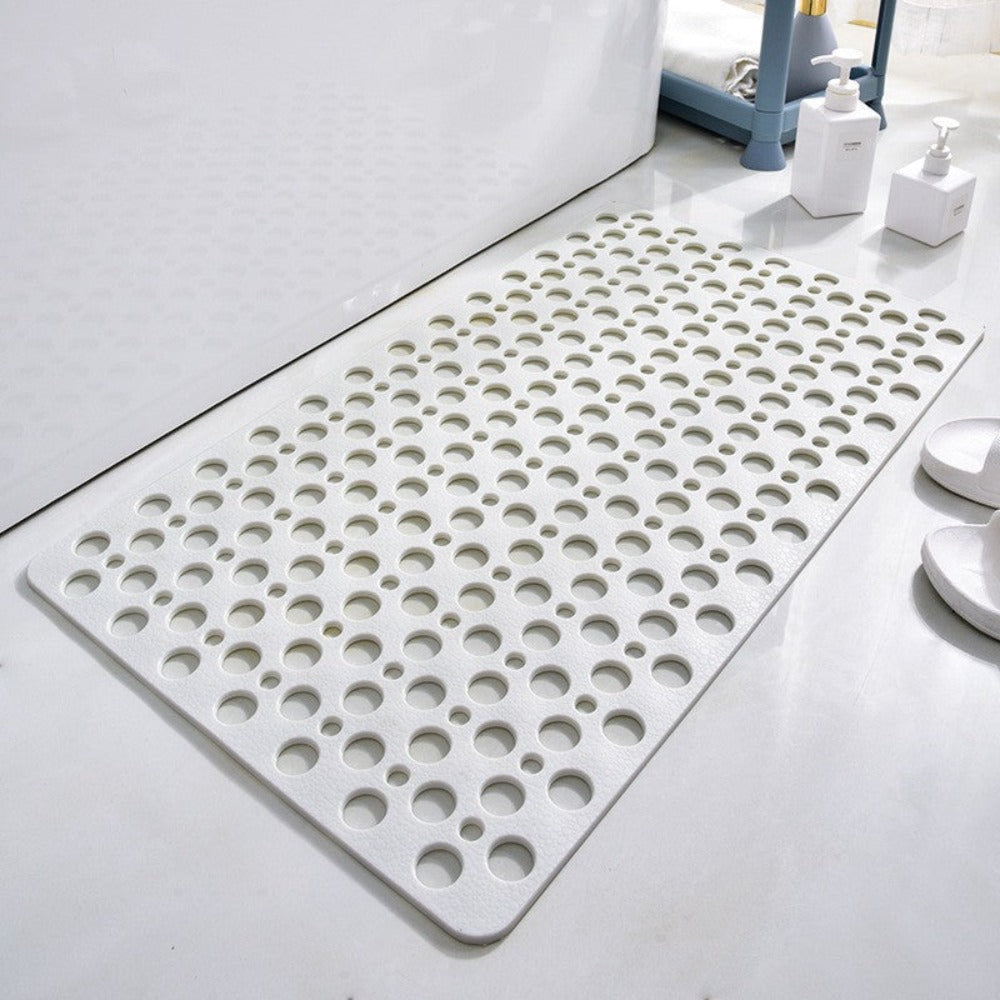 Secure Shower Mat | Non-Slip & Antibacterial White