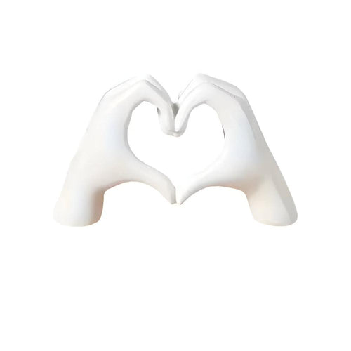 Affinity Love Hands Art White