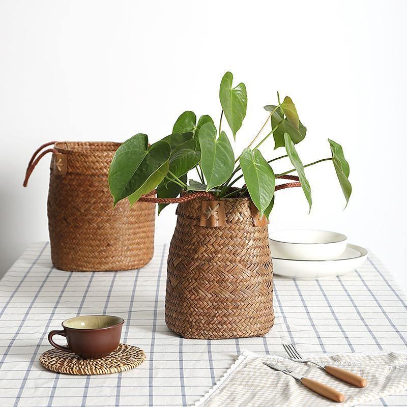 Textured Storage Bins with Grips