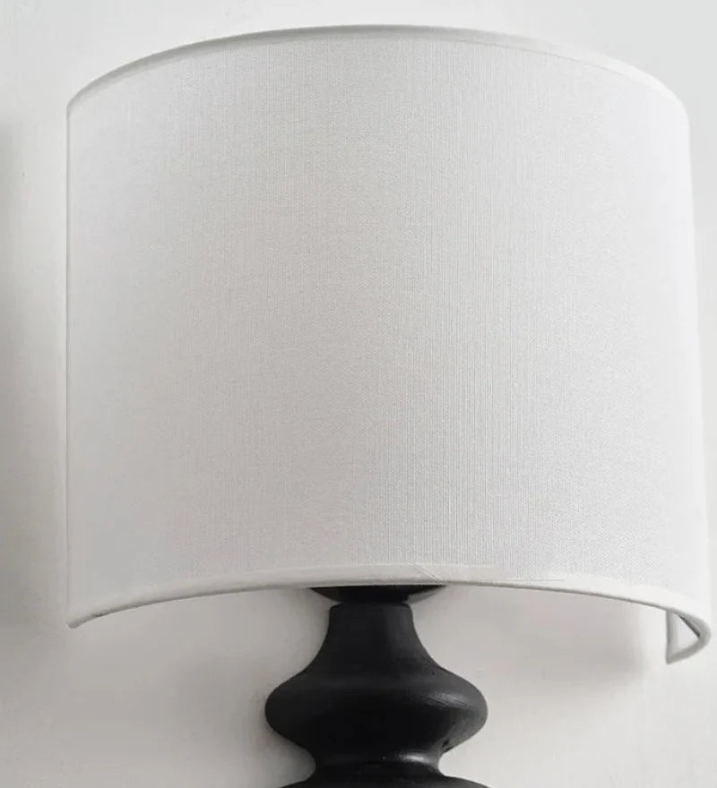 Wood Spiral Wall Lamp