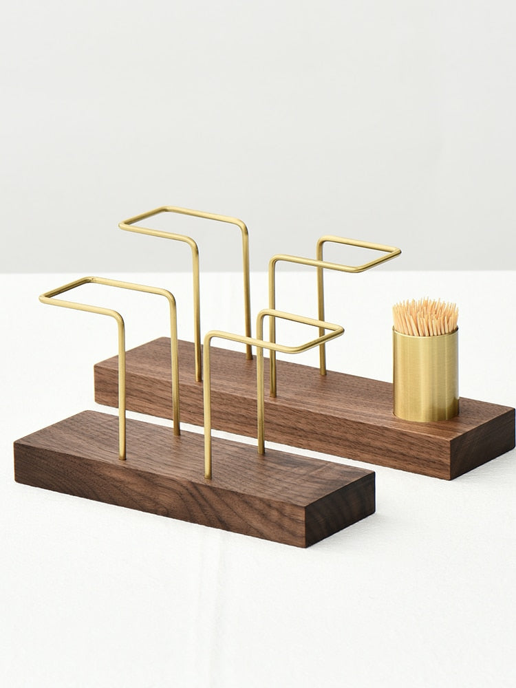 Wood Tissue Organizer