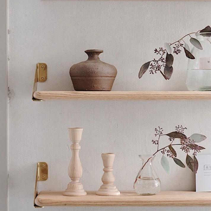 Wood Taper Candle Stands Tall
