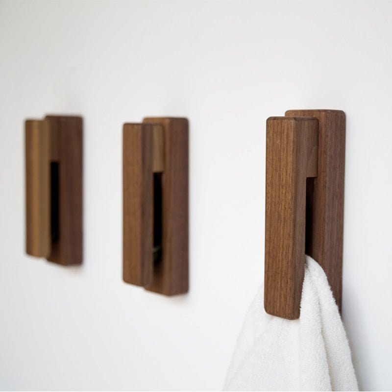 Wooden Clip Wall Hook & Organizer