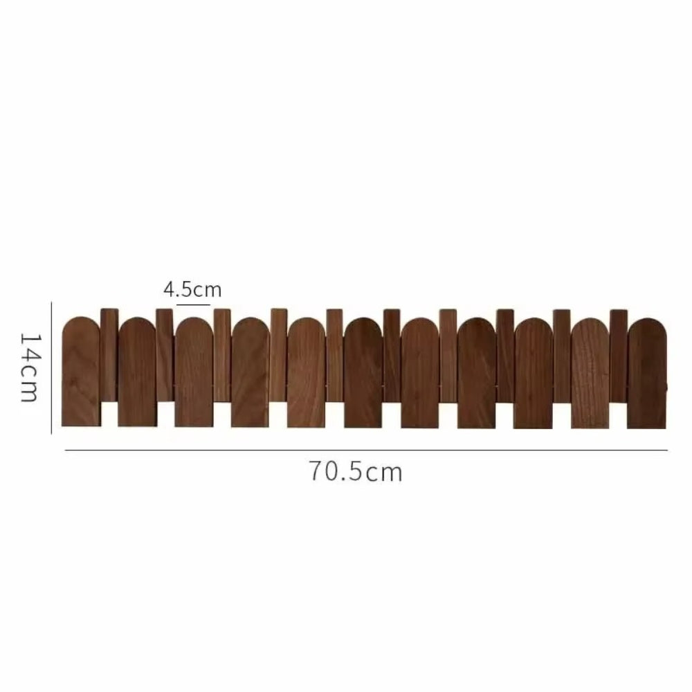 Piano Wooden Hook Wall Coat Rack 10 Hooks