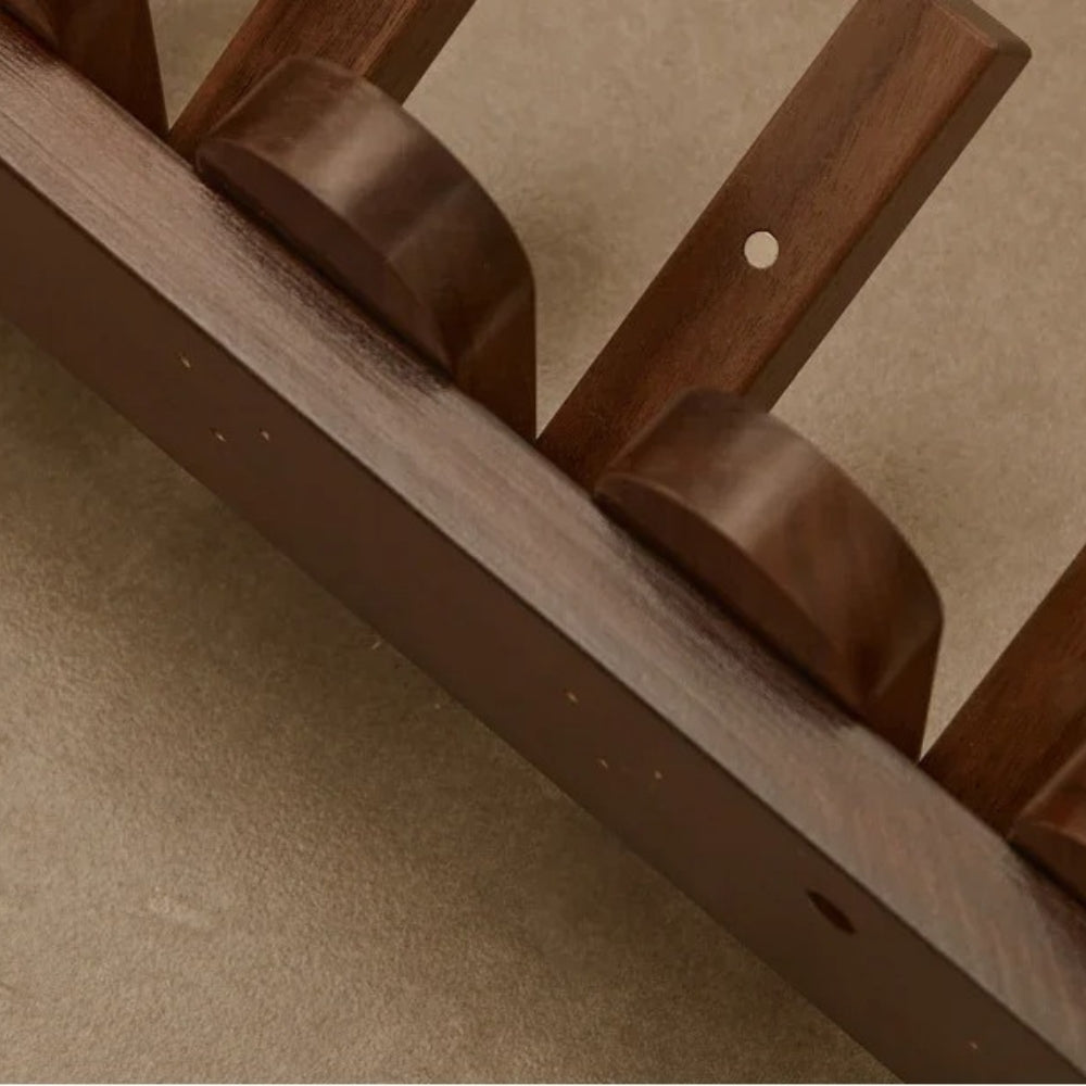 Piano Wooden Hook Wall Coat Rack